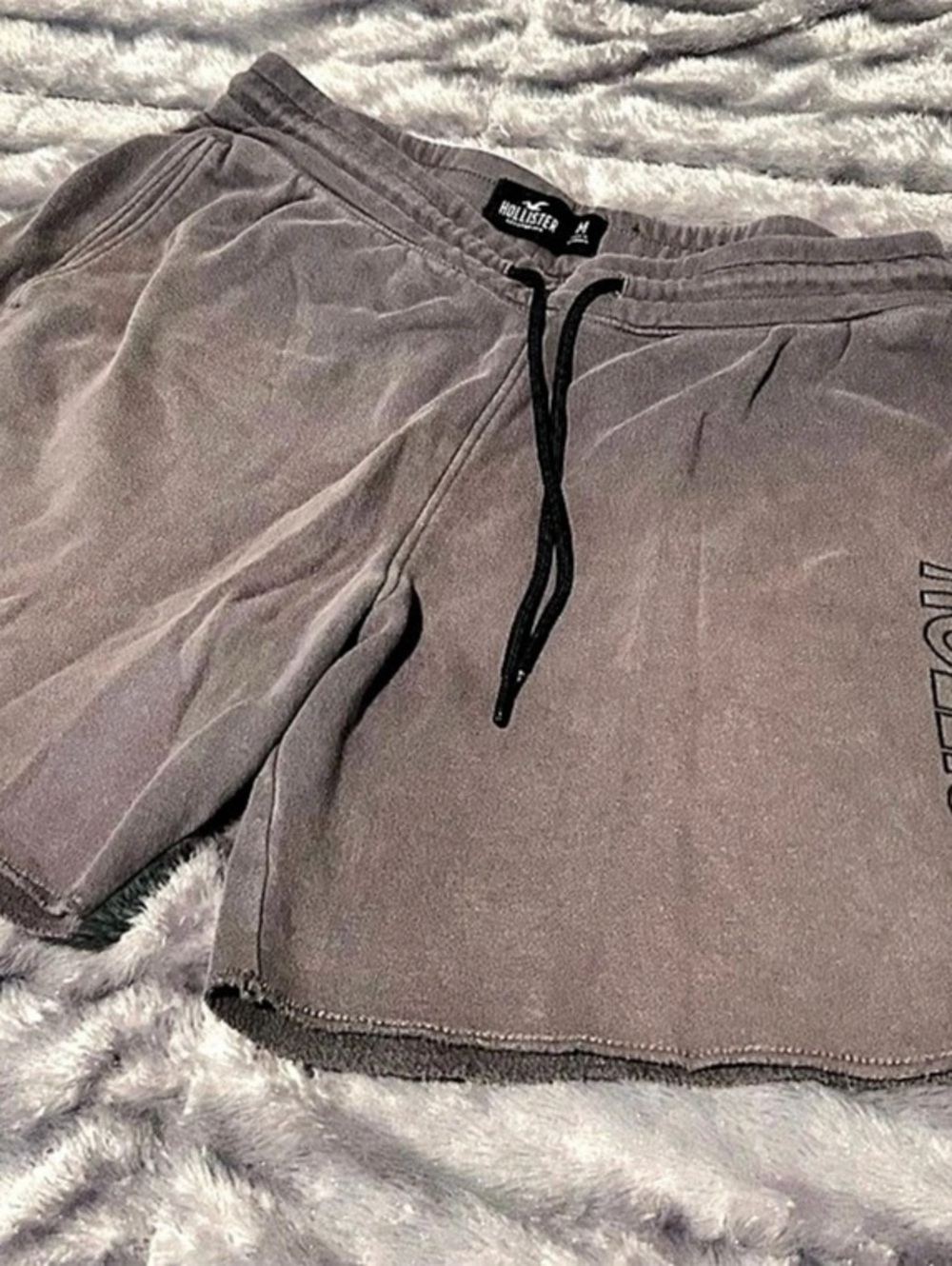 Hollister Gray Casual Shorts Size Medium
